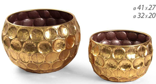 Cachepot metallo vaso - 2,