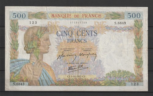 France billet 500 francs - de,