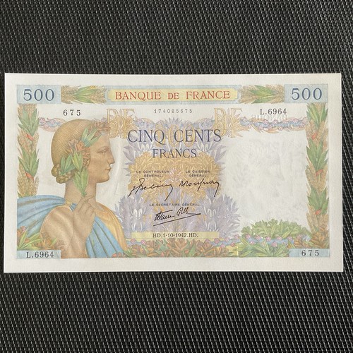 France 500 francs paix - france:,
