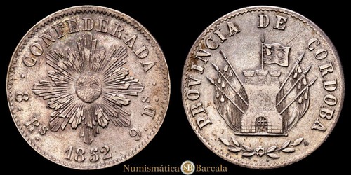 Argentina reales 1852 - argentina., 8