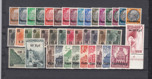 Lussemburgo 1940 cpl - lussemburgo,, 1940/41