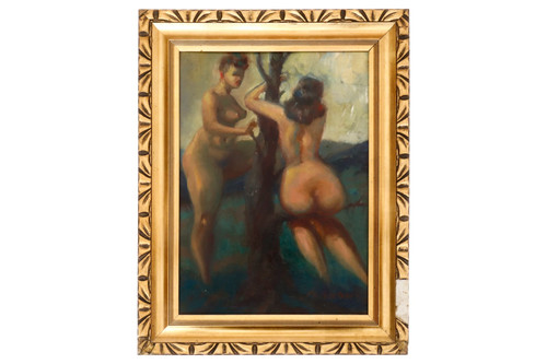 Quadro olio nudo donna - olio,,