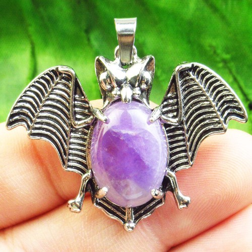 Ciondolo pipistrello argento