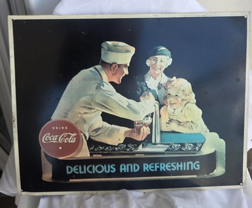 Plaque publicitaire vintage